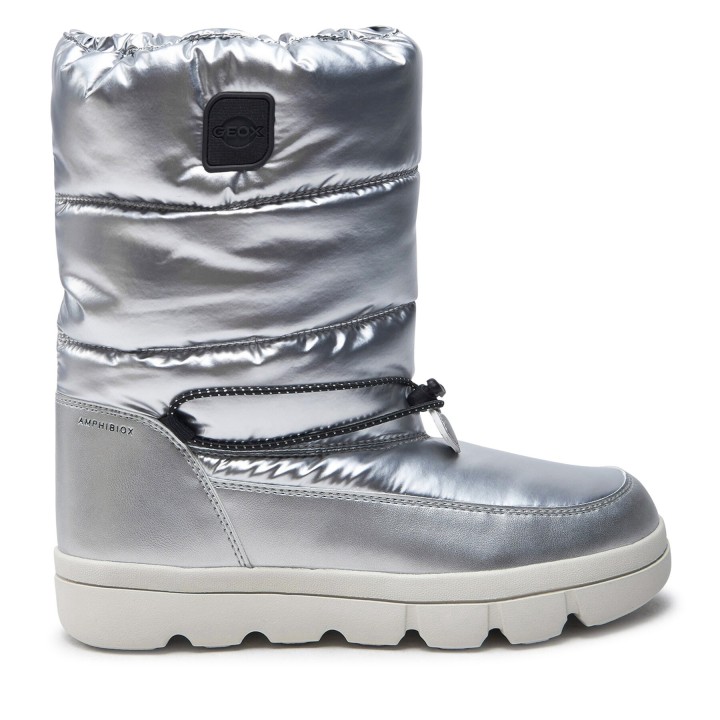 Schnürschuhe Geox J46HWB 0LVNF C1007 D Grau