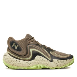 Basketballschuhe Under Armour Ua Spawn 6 Mid Camo 3028338-200 Grau