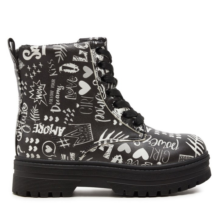 Schnürschuhe DeeZee CF2880-1 Schwarz