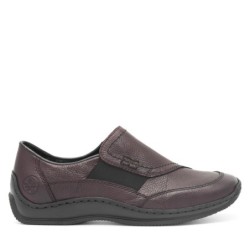 Halbschuhe Rieker L1791-35 Dunkelrot