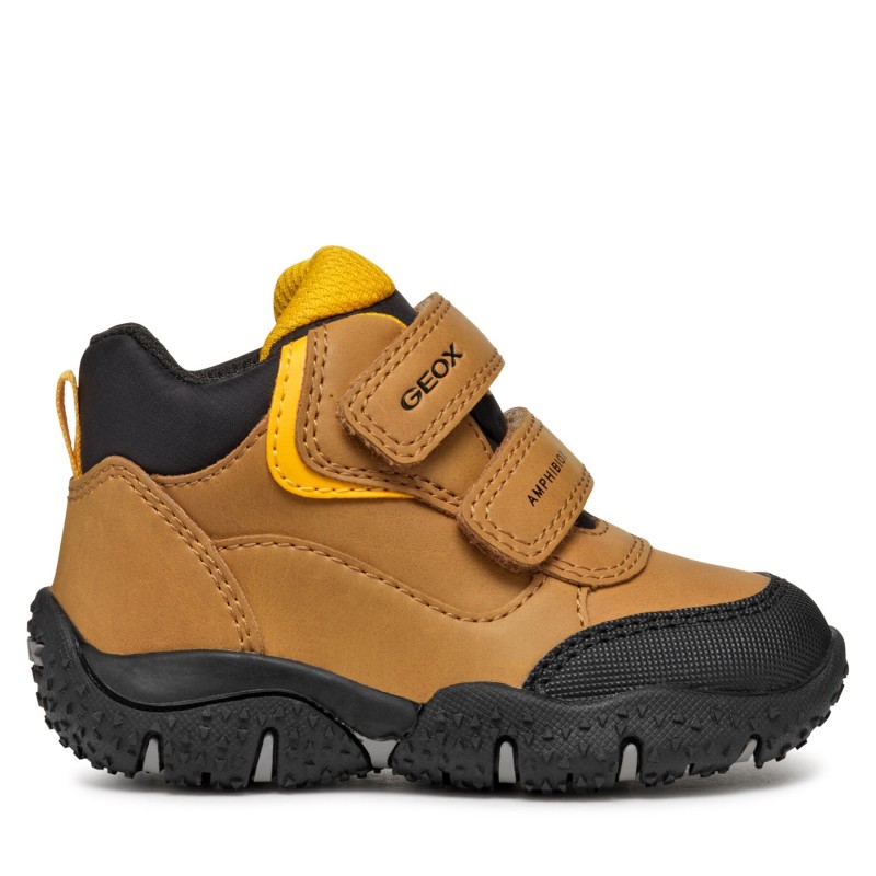 Schnürschuhe Geox B Baltic Boy B Abx B4620A 0MEFU C2G9B M Braun