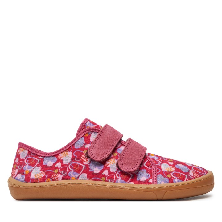 Hausschuhe Froddo Barefoot Canvas G1700390-2 D Rosa