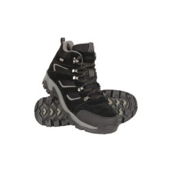 Voyage Wasserdichte Herren Mid-Stiefel - Schwarz