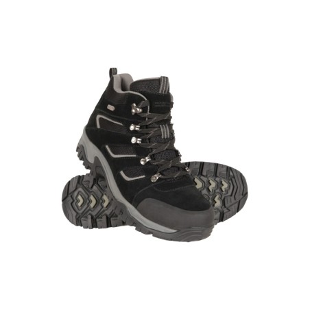 Voyage Wasserdichte Herren Mid-Stiefel - Schwarz