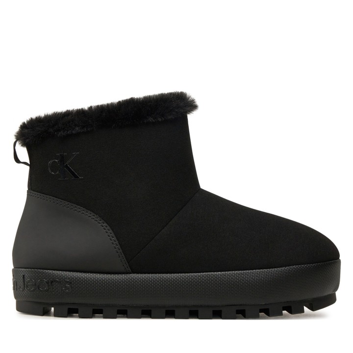 Hausschuhe Calvin Klein Jeans Home Anke Slipper YW0YW01592 Schwarz