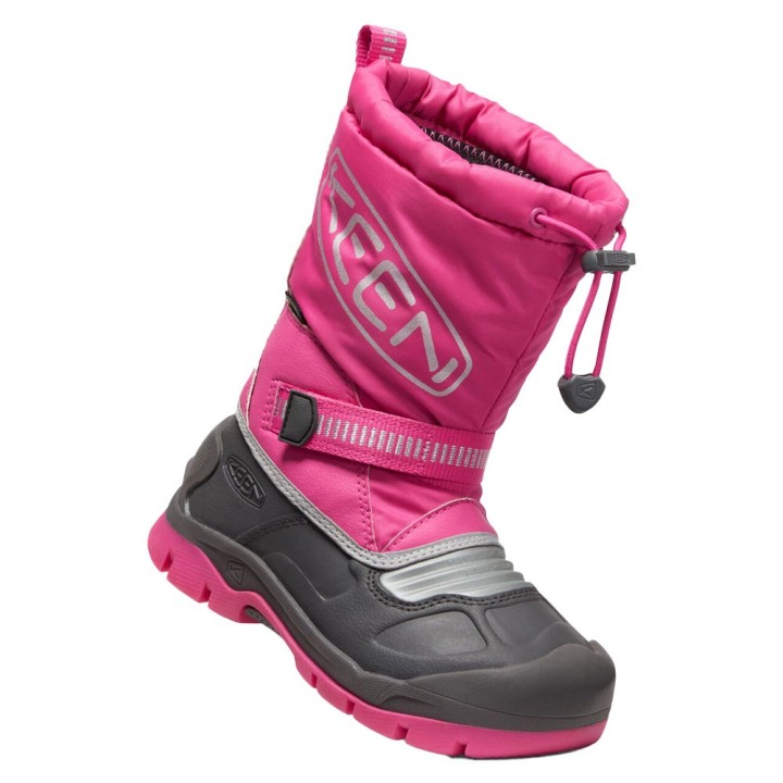 Keen Snow Troll WP Children Fuchsia Purple/Silver