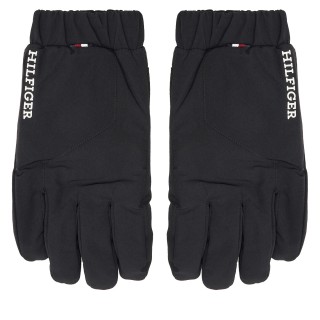Herrenhandschuhe Tommy Hilfiger Th Monotype Quilt AM0AM12829 Schwarz