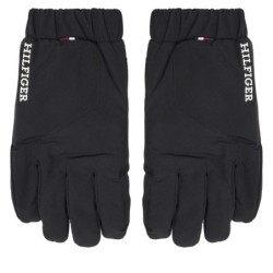 Herrenhandschuhe Tommy Hilfiger Th Monotype Quilt AM0AM12829 Schwarz