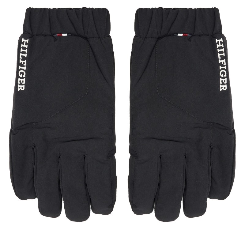 Herrenhandschuhe Tommy Hilfiger Th Monotype Quilt AM0AM12829 Schwarz