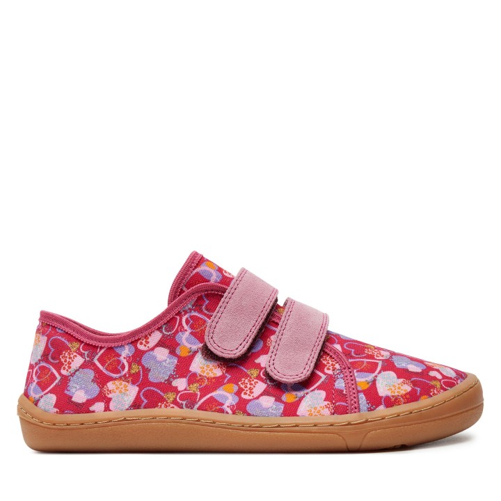Hausschuhe Froddo Barefoot Canvas G1700390-2 S Rosa