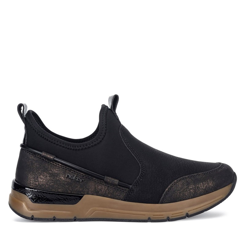 Halbschuhe Rieker 58954-00 Schwarz