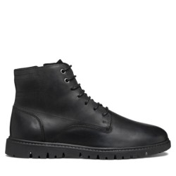 Schnürschuhe Geox U Ghiacciaio U36DGD 000CL C9999 Schwarz