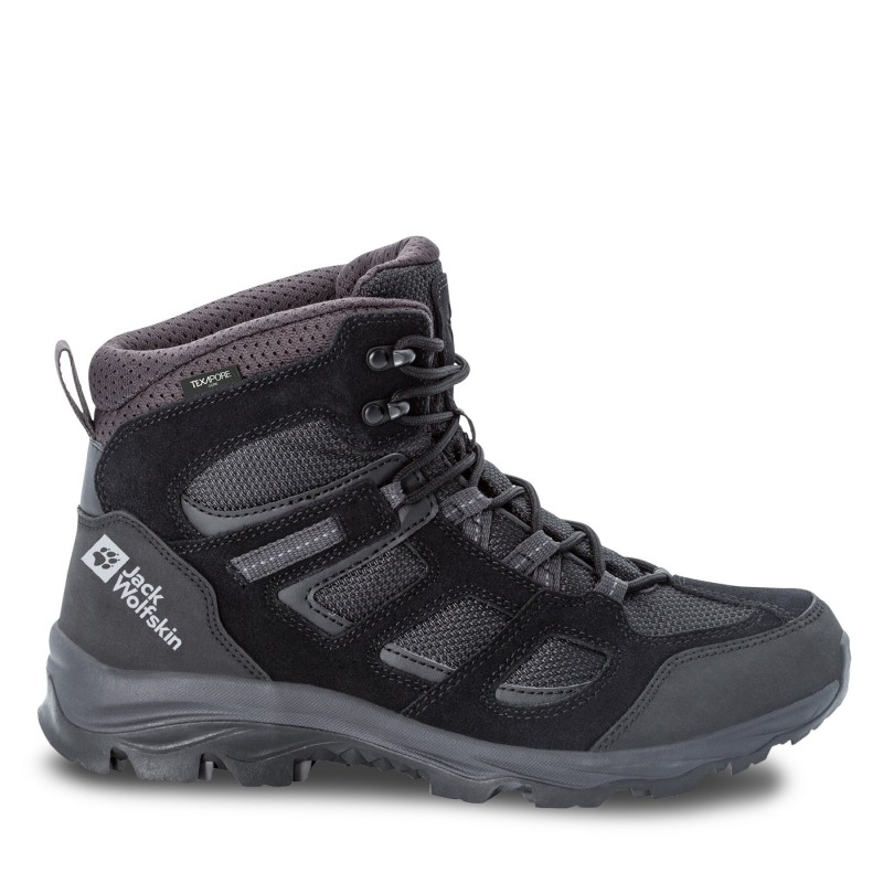 Trekkingschuhe Jack Wolfskin Vojo 3 Texapore Mid M 4042462 Schwarz