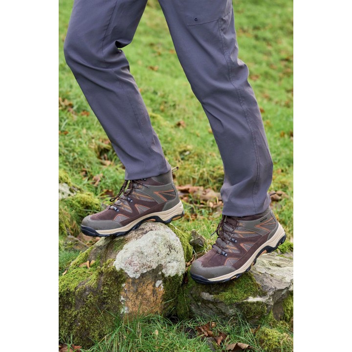 Rapid Wasserdichte Herren-Wanderstiefel - Braun