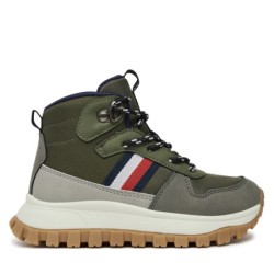Schnürschuhe Tommy Hilfiger T3B9-33680-1696A M Grün
