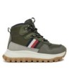 Schnürschuhe Tommy Hilfiger T3B9-33680-1696A M Grün