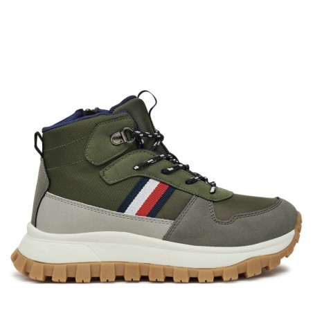 Schnürschuhe Tommy Hilfiger T3B9-33680-1696A S Grün