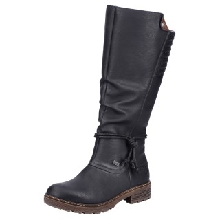 Rieker Winterstiefel, Langschaftstiefel, Blockabsatz, mit Rieker-TEX-Membran