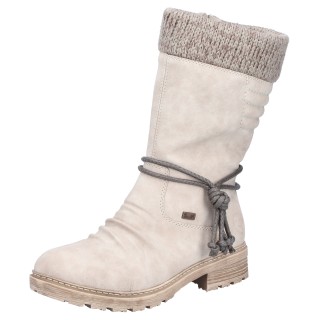 Rieker Winterstiefel, Winterboots, Blockabsatz, TEX-Membran, mit gestricktem Schaftrand