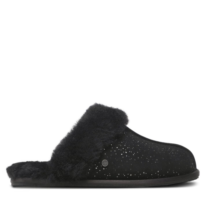 Hausschuhe Ugg W Scuffette II Metellic Spots 1137530 Schwarz
