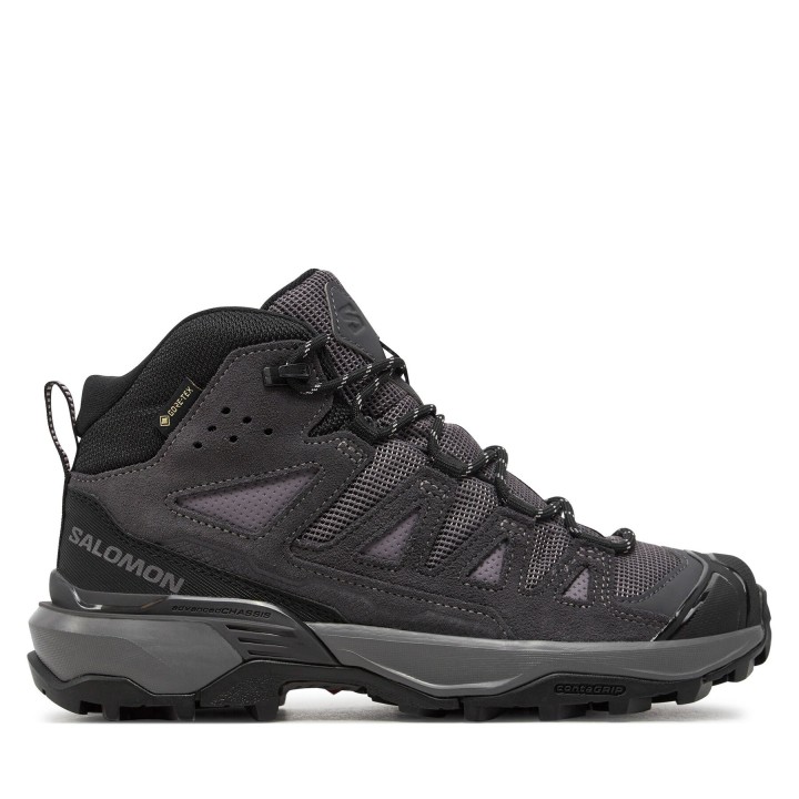 Trekkingschuhe Salomon X Ultra 360 Leather Mid Gore-Tex L47571100 Grau
