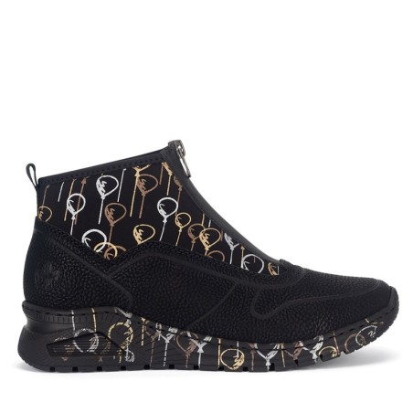 Halbschuhe Rieker M4953-00 Schwarz