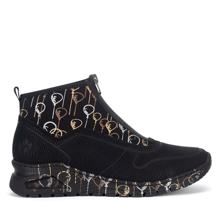 Halbschuhe Rieker M4953-00 Schwarz