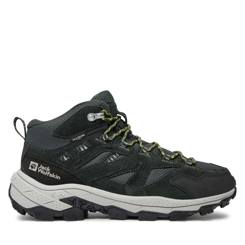 Trekkingschuhe Jack Wolfskin Vojo Tour Texapore Mid M A62072 Schwarz