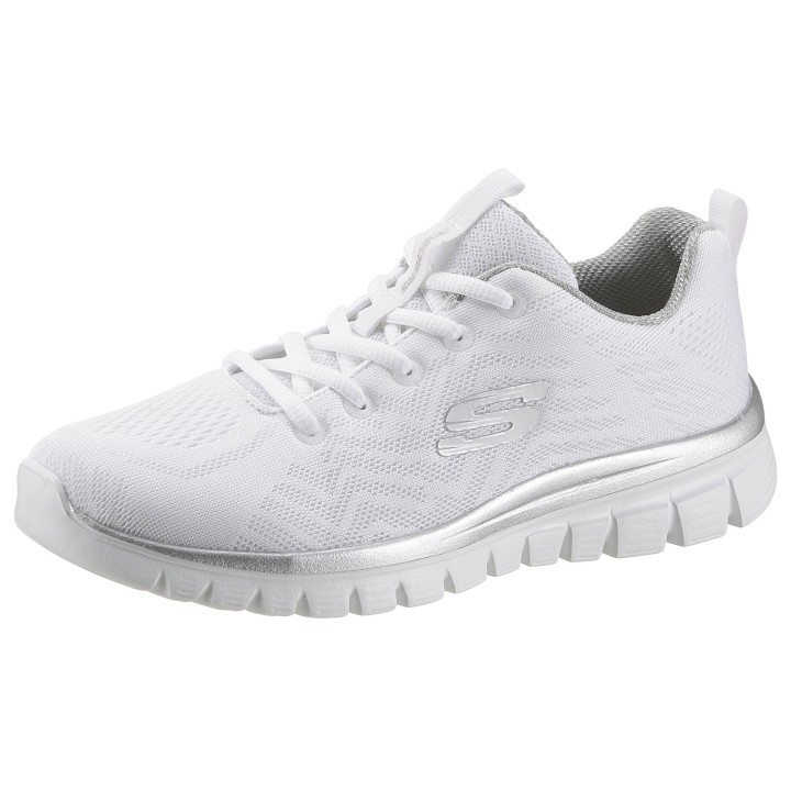 Skechers Sneaker "Graceful - Get Connected", Freizeitschuh, Halbschuh, Schnürschuh mit Memory Foam