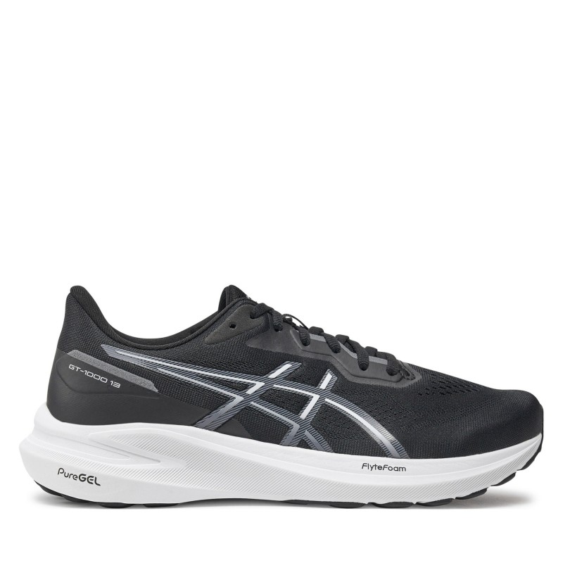 Laufschuhe Asics Gt-1000 13 1011B858 Schwarz