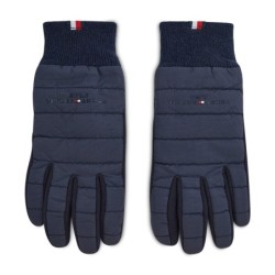 Herrenhandschuhe Tommy Hilfiger Th Established Mix Nylon Gloves AM0AM07884 Dunkelblau