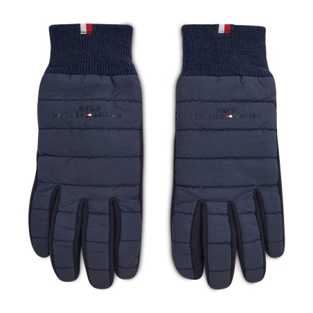 Herrenhandschuhe Tommy Hilfiger Th Established Mix Nylon Gloves AM0AM07884 Dunkelblau