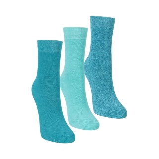 Outdoor Kindersocken - 3er Pack - Hell Blau