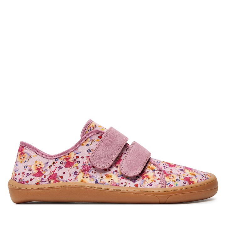 Hausschuhe Froddo Barefoot Canvas G1700390-3 D Rosa