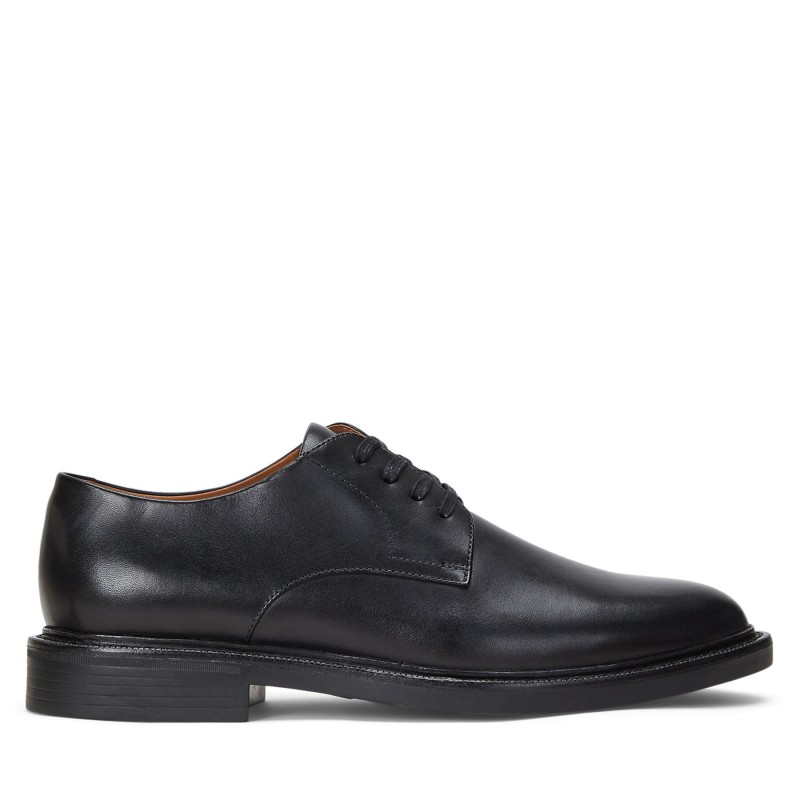 Halbschuhe Polo Ralph Lauren Asher Derby Ds Dby 803945279002 Schwarz