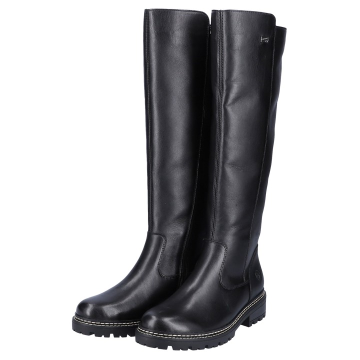 Remonte Stiefel, Blockabsatz, Businesschuh, Langschaftstiefel Innenreißverschluss