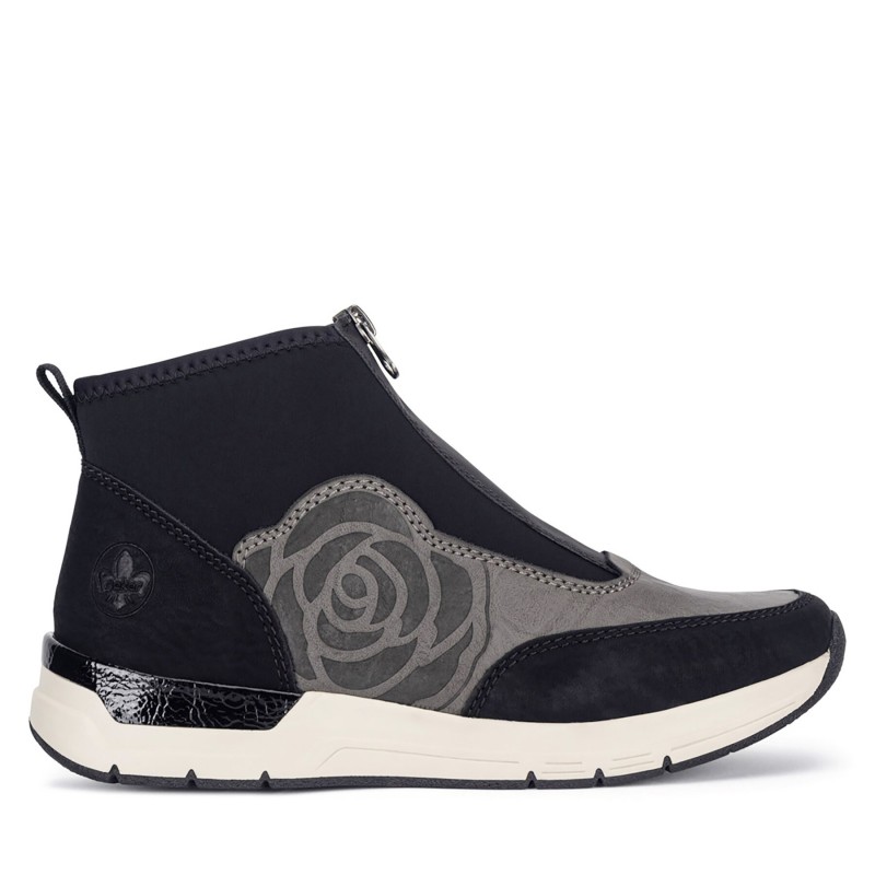 Halbschuhe Rieker 58956-00 Grau