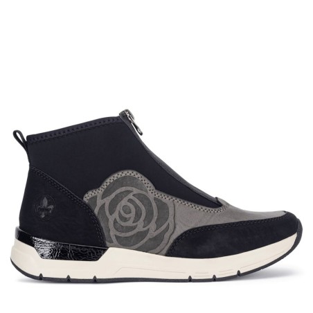 Halbschuhe Rieker 58956-00 Grau