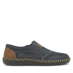 Halbschuhe Rieker B2466-14 Dunkelblau