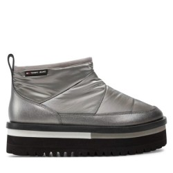 Schneeschuhe Tommy Jeans Tjw Nylon Flatform Boot Wl EN0EN02689 Silberfarben