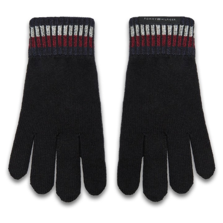 Damenhandschuhe Tommy Hilfiger AM0AM12827 Schwarz