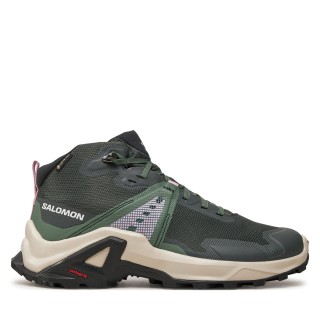 Trekkingschuhe Salomon X Raise Mid Gore-Tex L47458100 Grün