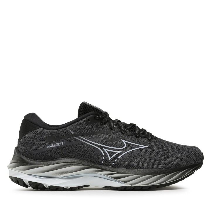 Laufschuhe Mizuno Wave Rider 27 J1GD2303 Schwarz