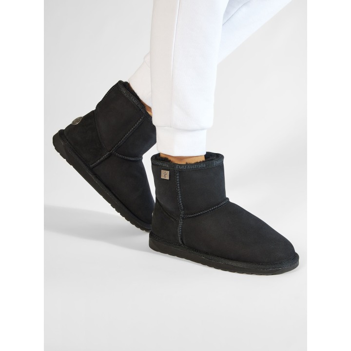 Schneeschuhe EMU Australia Platinum Stinger Slim Mini WP20003 Schwarz