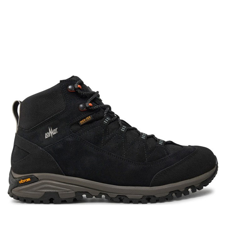 Trekkingschuhe Lomer Sella High Mtx Suede 30047/A Schwarz