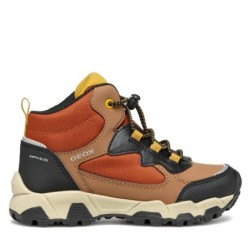 Schnürschuhe Geox J Magnetar Boy B Abx J463ZC 050FU C0275 S Braun