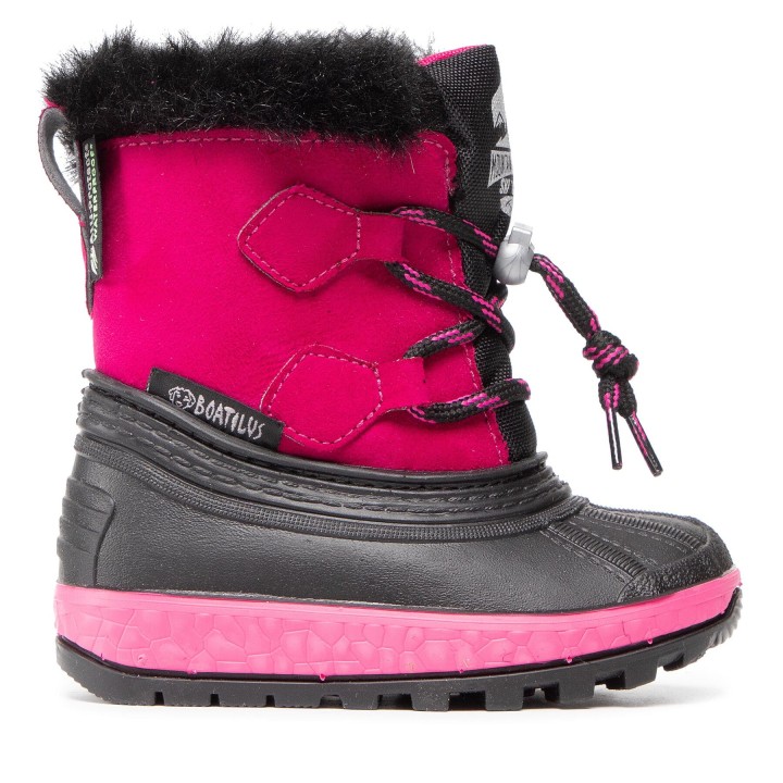 Schneeschuhe Boatilus Kd Joggy Sint Leather Boot NJ16 VAR.21ZU Rosa
