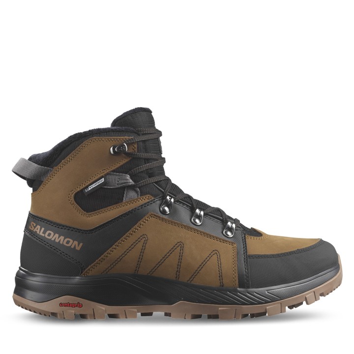 Trekkingschuhe Salomon Outchill Thinsulate™ Waterproof L47381900 Braun