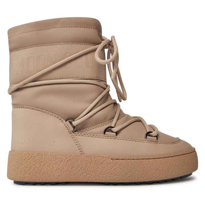 Schneeschuhe Moon Boot Ltrack Tube Rubber 24500900003 Beige