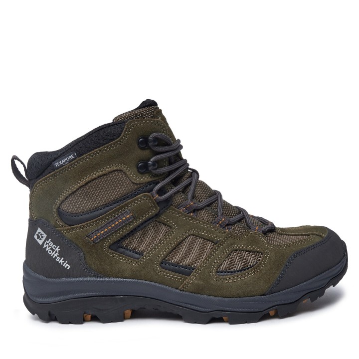 Trekkingschuhe Jack Wolfskin Vojo 3 Texapore Mid M 4042462 Khakifarben